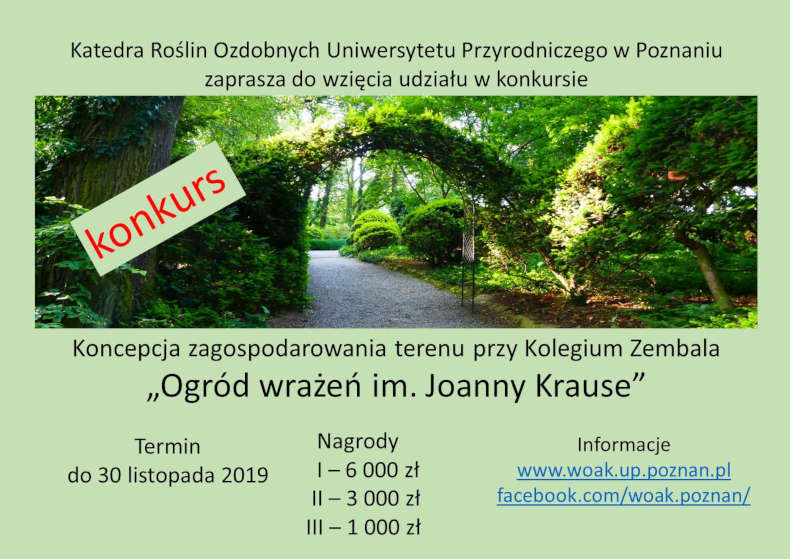 plakat ogrod wrazen